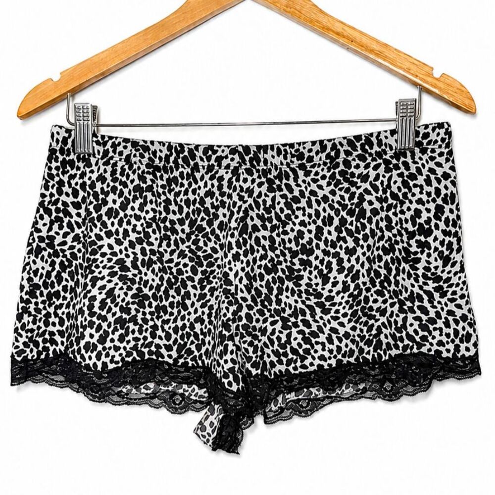 Marilyn Monroe Women's M Animal Print Lace Sleep Shorts Pajama Lounge Shorts